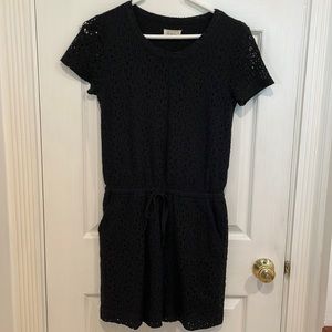 Black short sleeved dress size xs/a